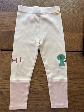 Papa kids Kids Neutral & Pink Playful Leggings
